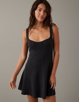 AE Ribbed Corset Sweater Dress