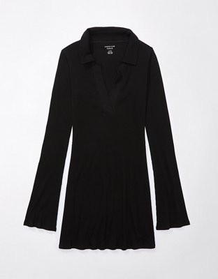 AE Collared Knit Mini Dress | American Eagle