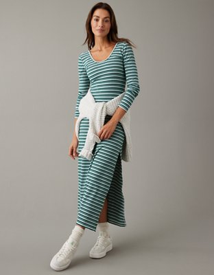 数量限定価格!! AMERI American sleeve layered knit dress ロング