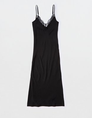 AE x The Ziegler Sisters Lace Midi Slip Dress