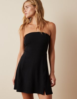 AE Ruched Long-Sleeve Mini Dress | American Eagle