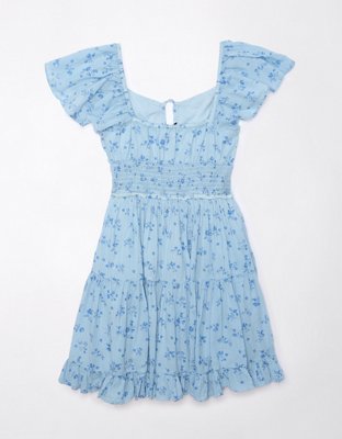 knee length dresses for ladies The Emery Flutter Sleeve Tween Dress – J.Marie Collections main image 1