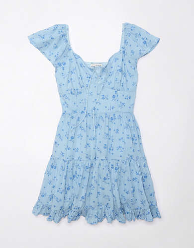 AE Flutter Sleeve Mini Dress