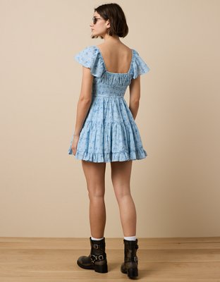 AE Flutter Sleeve Mini Dress