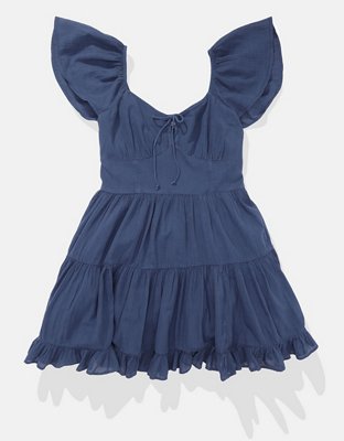AE Flutter Sleeve Mini Dress