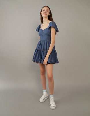 ae flutter sleeve mini dress AE Flutter Sleeve Mini Dress
