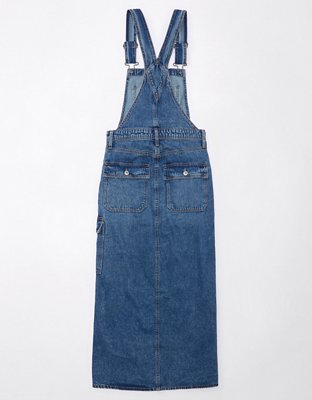 AE Denim Maxi Overall Dress