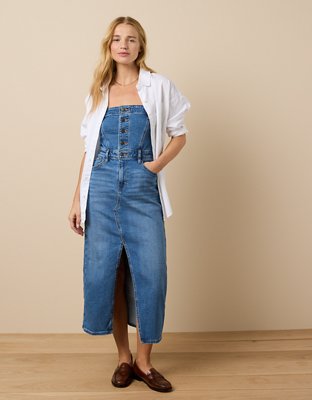 AE Denim Pinafore Dress