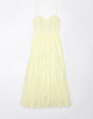 AE Vestido Midi Babydoll con Lazo en la Espalda