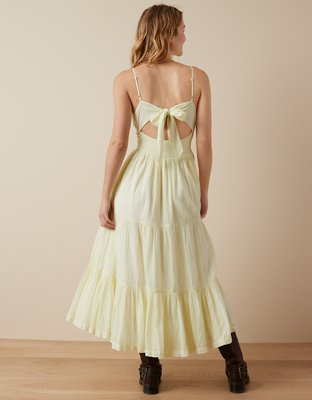 Женские платья American Eagle AE Tie Back Midi Dress — фото 3