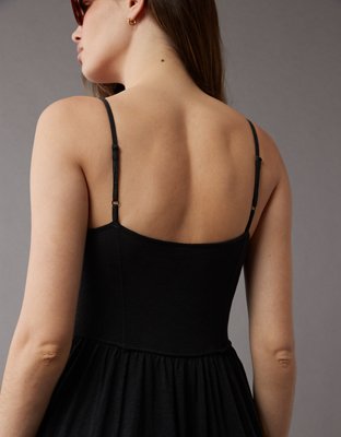 AE V-Neck Knit Midi Dress