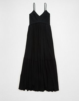 AE V-Neck Knit Midi Dress