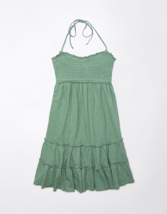 AE Tiered Knit Babydoll Mini Dress