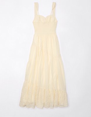 AE Asymmetrical Tiered Midi Dress