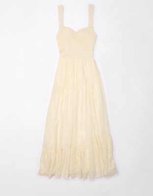 AE Asymmetrical Tiered Midi Dress