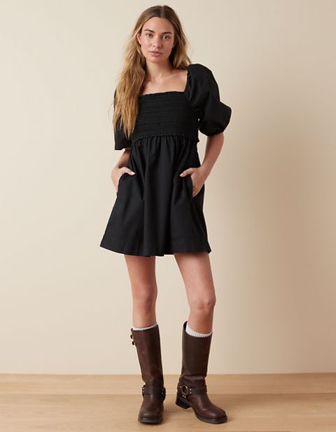 Женские платья American Eagle AE Puff Sleeve Babydoll Mini Dress