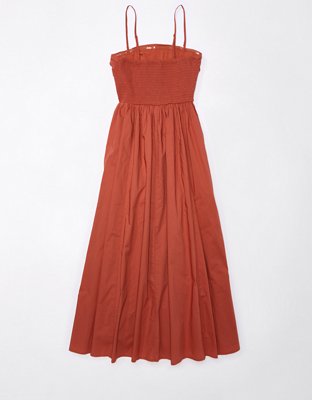 knee length dresses for ladies Aubrie Strapless Smocked Midi Dress
