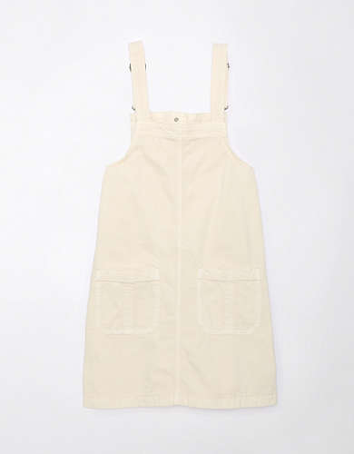 AE Button-Up Pinafore Dress