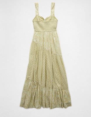 AE Asymmetrical Tiered Midi Dress