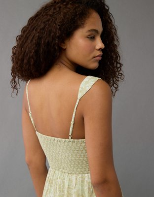 AE Asymmetrical Tiered Midi Dress