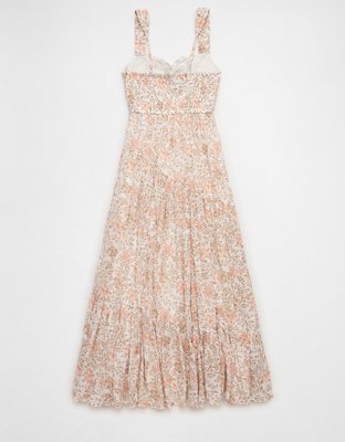 AE Asymmetrical Tiered Midi Dress