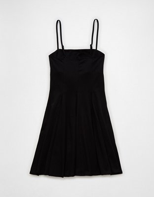 AE Square Neck Fit & Flare Mini Dress