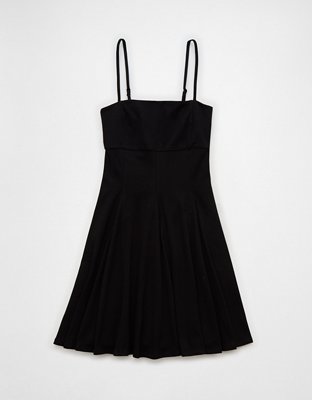 AE Square Neck Fit & Flare Mini Dress