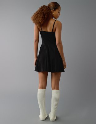Женские платья American Eagle AE Square Neck Fit & Flare Mini Dress — фото 2