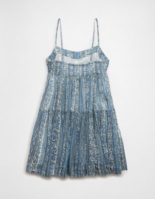 Женские платья American Eagle AE Tiered Babydoll Mini Dress — фото 5