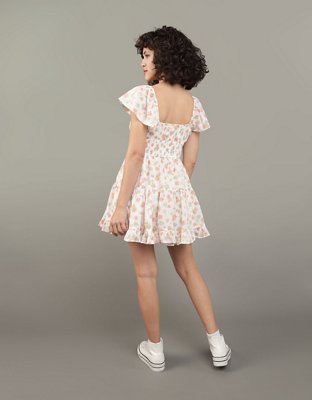 Женские платья American Eagle AE Flutter Sleeve Floral Babydoll Mini Dress — фото 2