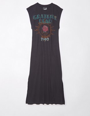 AE Grateful Dead Graphic T-Shirt Midi Dress