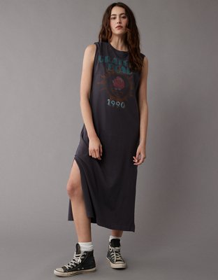 AE Grateful Dead Graphic T-Shirt Midi Dress