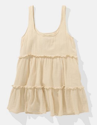 AE Tiered Ruffle Babydoll Mini Dress