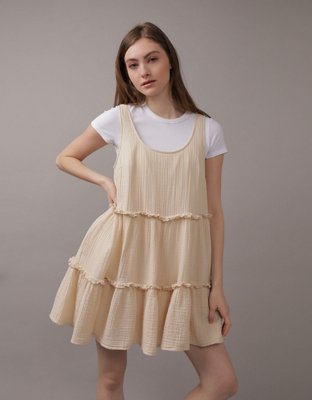 AE Tiered Ruffle Babydoll Mini Dress