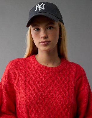 Женские платья American Eagle AE Long-Sleeve Cable Knit Sweater Mini Dress — фото 5