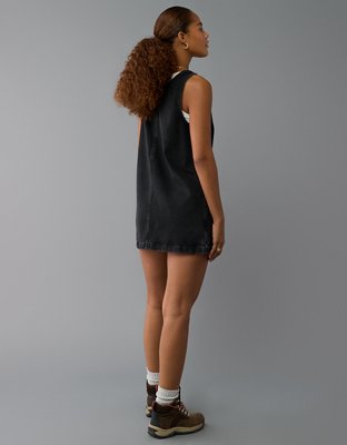 Женские платья American Eagle AE Denim Cargo Pinafore Dress — фото 2