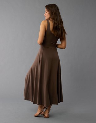 AE Scoop Neck Midi Dress