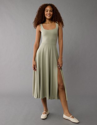 AE Scoop Neck Midi Dress