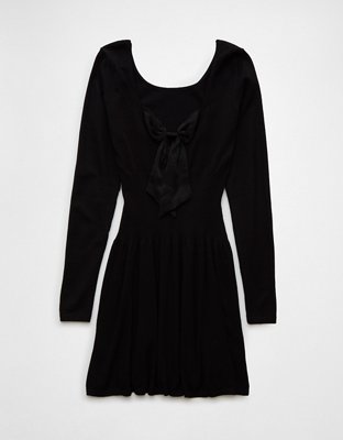 Женские платья American Eagle AE Long-Sleeve Ballet Neck Sweater Mini Dress — фото 4