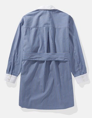 AE Vestido estilo Camisa Sencillo