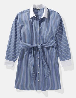 AE Vestido Estilo Camisa Sencillo