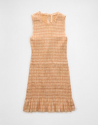 AE Smocked Bodycon Mini Dress