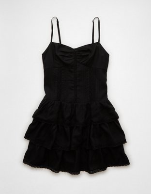 AE Catie Corset Tiered Mini Dress