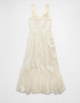 AE Catie Corset Crochet Midi Dress