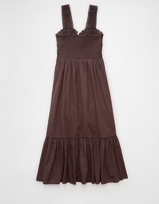 AE Catie Corset Crochet Midi Dress
