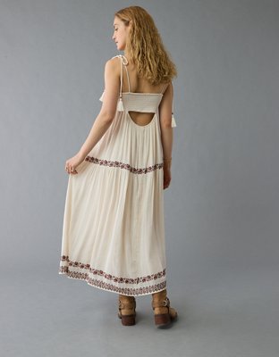 dori floral embellished midi dress white Ivory White Floral Corset Midi Dress