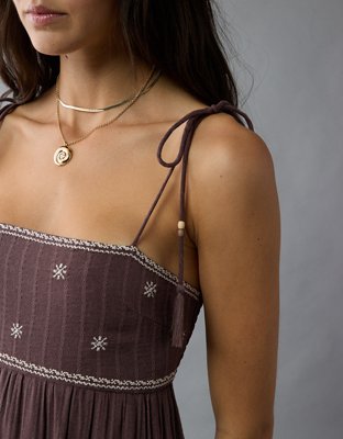 ae empire waist embroidered midi dress Alex Evenings Petite Empire Waist Dress PLUM / 8P main image 0