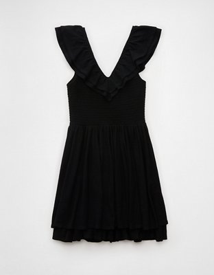 AE Sunchaser Knit Ruffle Mini Dress