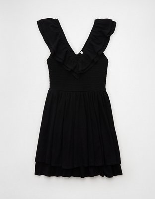 AE Sunchaser Knit Ruffle Mini Dress