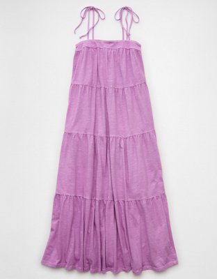 AE Sunchaser Knit Tie Shoulder Maxi Dress
